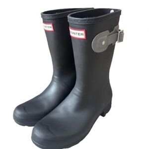 NWOT Women’s Hunter Black Rain Boots Size 8